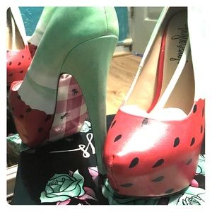TaylorSays Jubilee 8 watermelon shoes